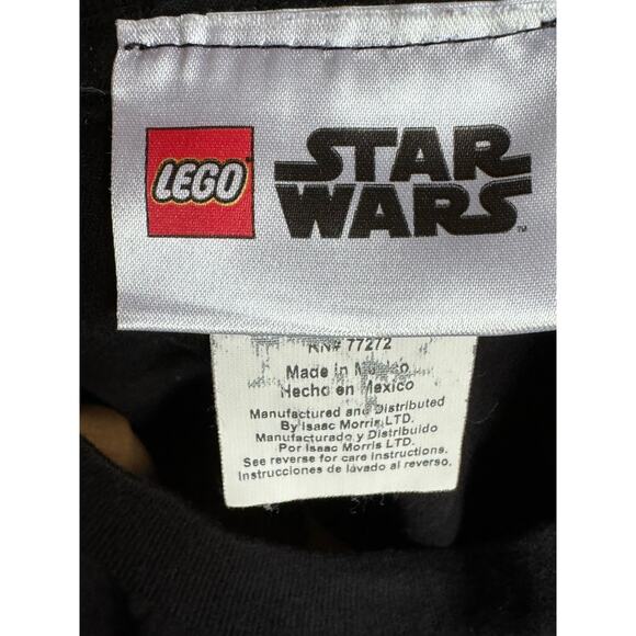 Lego Star Wars Boys Shirt Sz 4 Darth Vader Death Star Tie Fighter Black Tee - Picture 7 of 8
